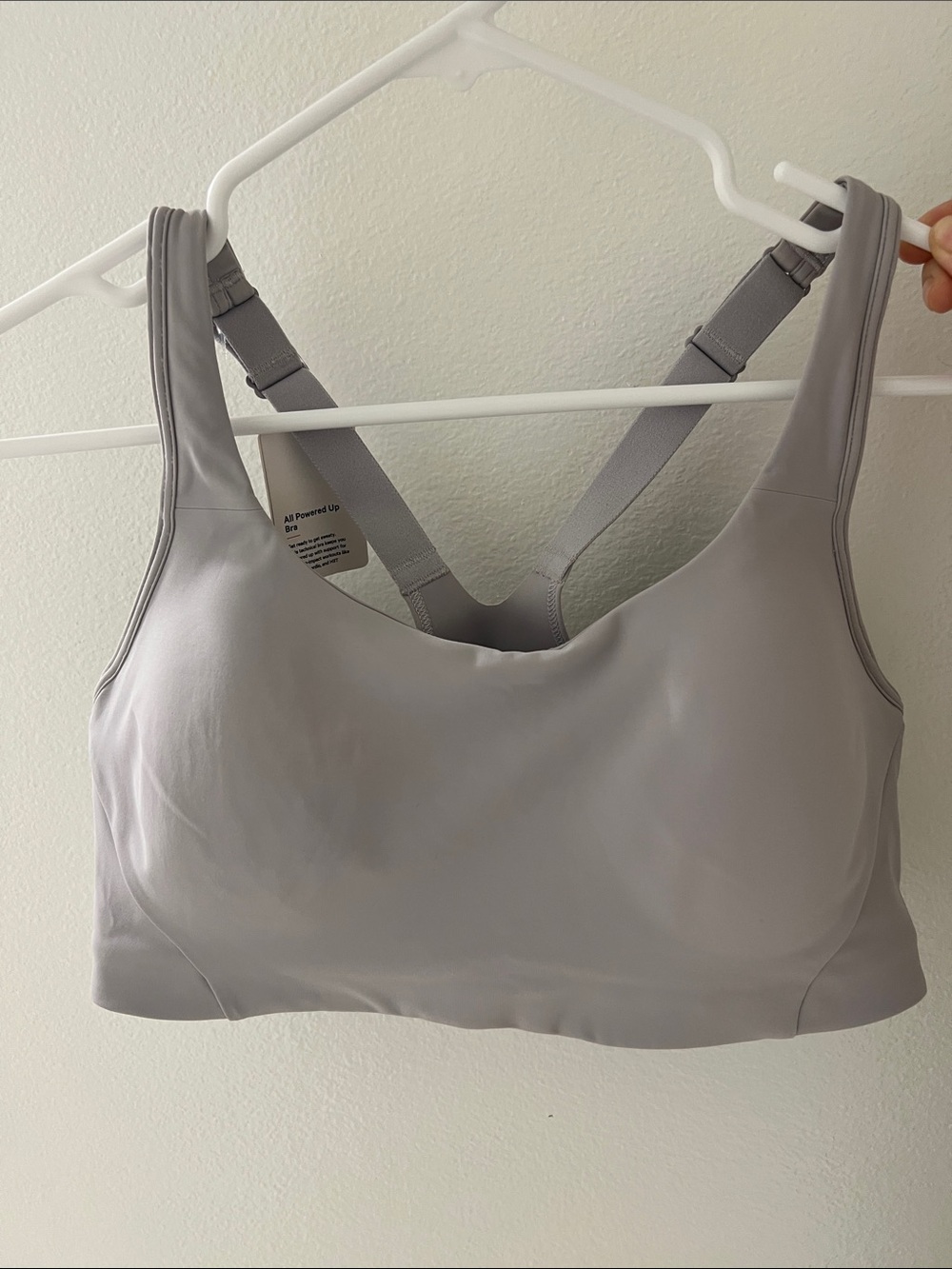 Lululemon All Powered Up Sports Bra Iced Iris 36D NWT